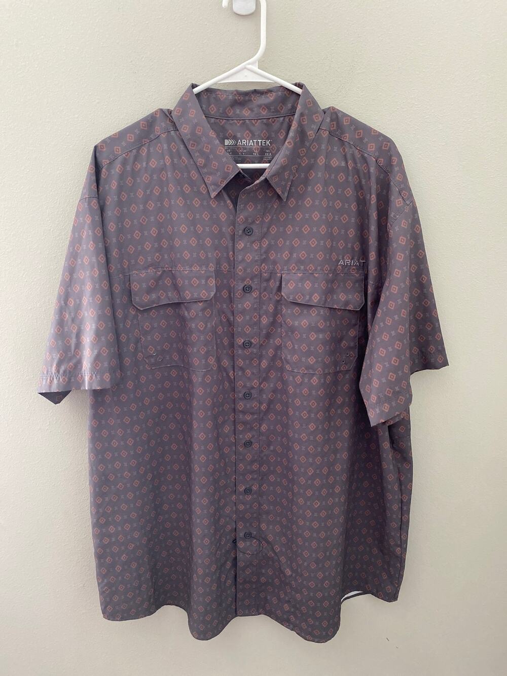 New AriatTEK Men's Long Sleeve Performance Shirt Size XL Western Outdoor Stretch